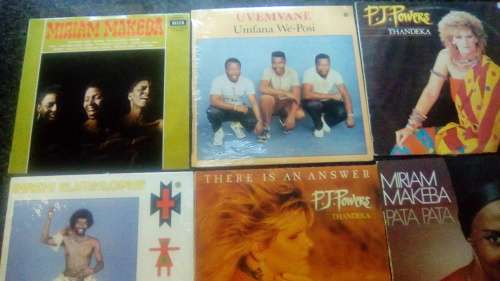 Collection of african LPs and singles 60lps and 18 7singles (nice)