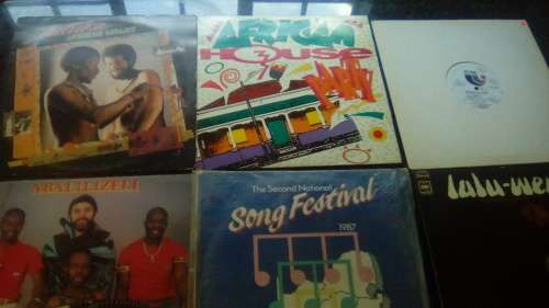 Collection of african LPs and singles 60lps and 18 7singles (nice)