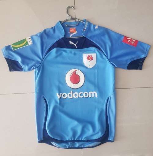 Blue Bulls Rugby Jersey Blou Bul Rugby Trui New Collectors Item Size Large Beautiful Great Design