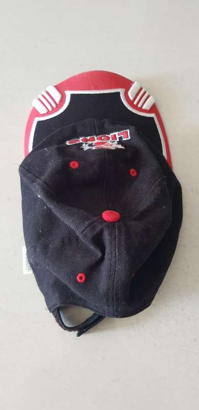 Rugby Cap Lions Leeus Rugby Pet Versamel Stuk Collectors Item Vintage