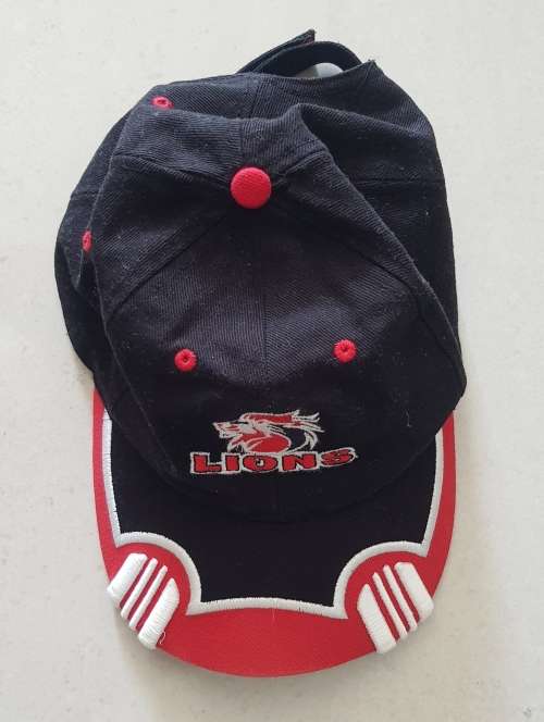 Rugby Cap Lions Leeus Rugby Pet Versamel Stuk Collectors Item Vintage