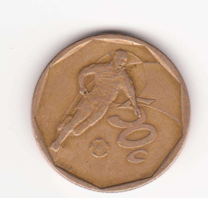 2002 Soccer 50c