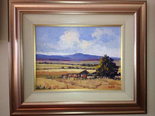 TED HOEFSLOOT - "TVL Scene" - Framed