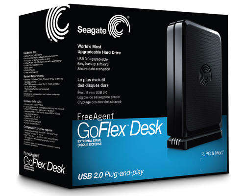 Seagate FreeAgent GoFlex Desk 2TB**Worlds most upgradable External Drive**