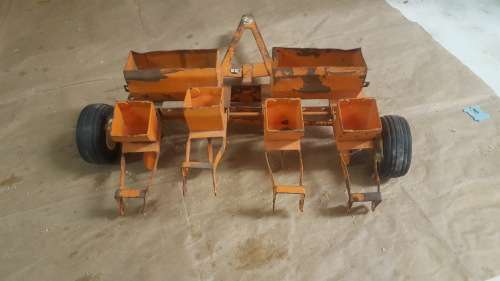 Pressed steel planter