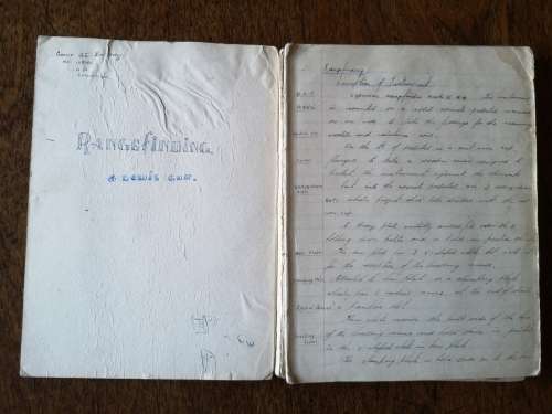 Original WW2 Technical Note Books