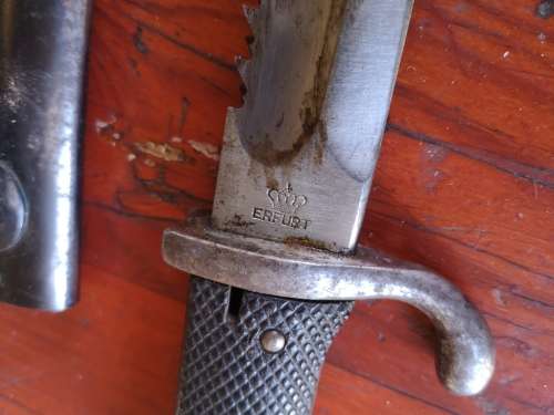 German Colonial Schutztruppen Bandolier, Canteen and KS bayonet