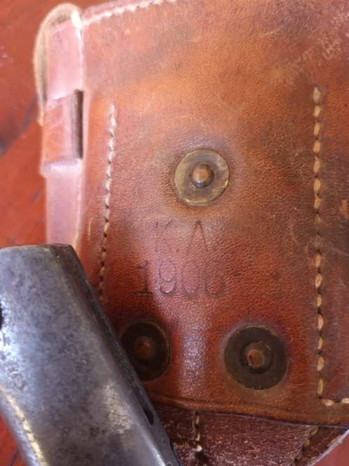 German Colonial Schutztruppen Bandolier, Canteen and KS bayonet