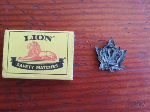Victorian Canadian collar badge