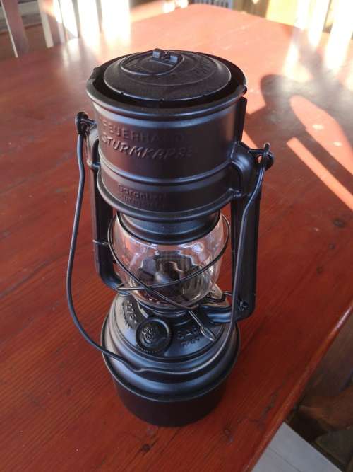 Post WW2 German "Feuer Hand" Storm Lantern