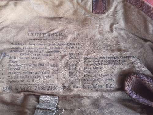 British/UDF Medic Bag Model 1905
