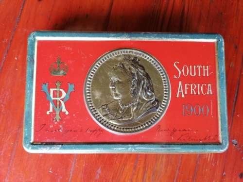 Boer War Queen Victoria Gift Chocolate Tin