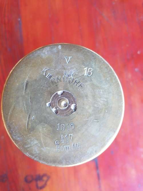 WW1 Austro-Hungarian Berndorf 8cm Shell Casing
