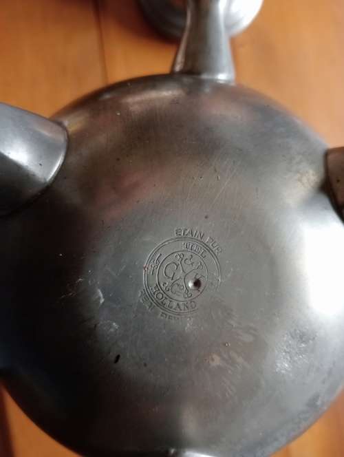 Dutch Pewter Konfoor (Coffee/Chocolate Pot)