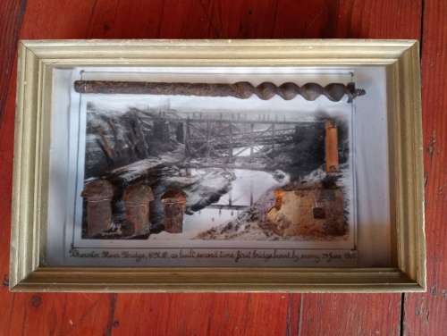 Boer War Rhenoster River Bridge Relic Display
