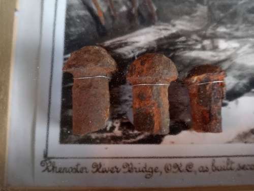 Boer War Rhenoster River Bridge Relic Display