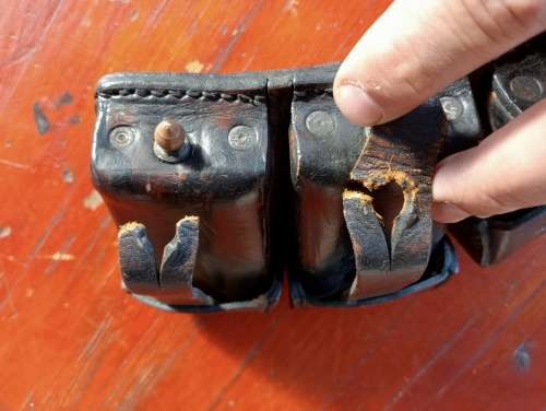 Turkish / German WW1 Ammo Pouches