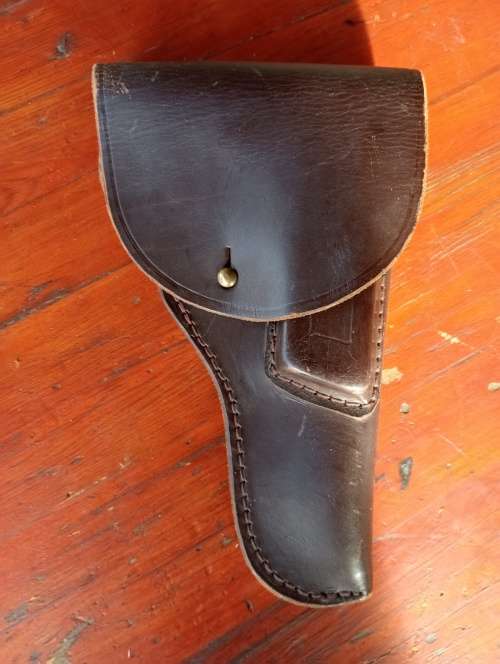 SA Police Pistol Holster - Brass Fittings