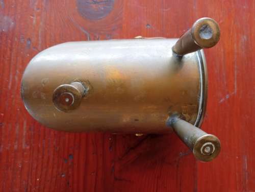 German WW1 Schutztruppen Trench Art Sugar Bowl