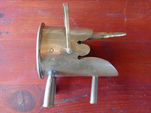 German WW1 Schutztruppen Trench Art Sugar Bowl