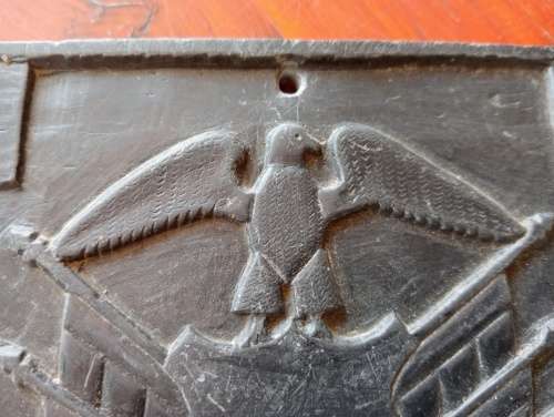 RARE 1922 Johannesburg Red Revolt Trench Art Plaque
