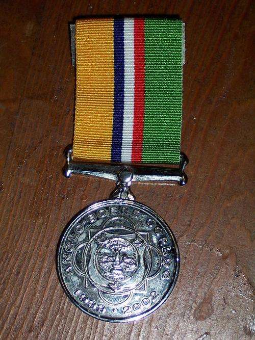 Boer War Centenary Medal 1999-2002