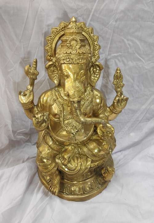 Solid Brass Ganesha 66cm Height