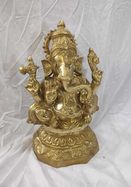 Solid Brass Ganesha 45cm Height