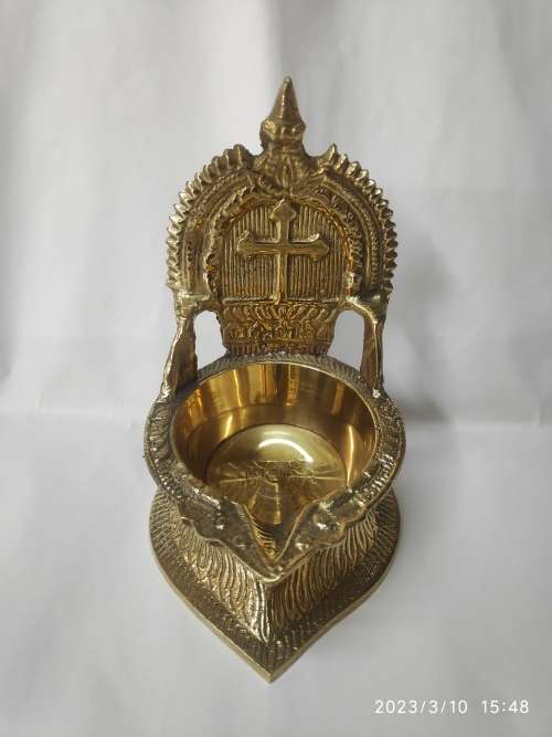 Brass Cross Lamp ( 12.5cm Height )