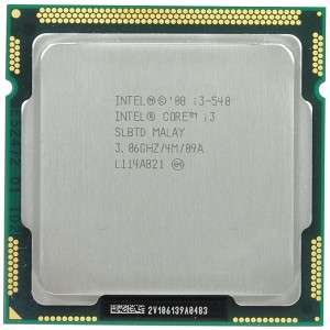 Core i3 540. 3.06 GHz-LGA 1156