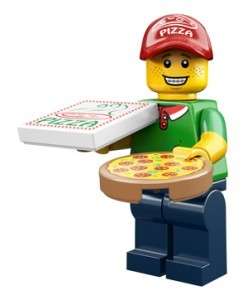 ~ New Lego Series 12 Minifigures Pizza Delivery Guy ~ Sealed (71007)