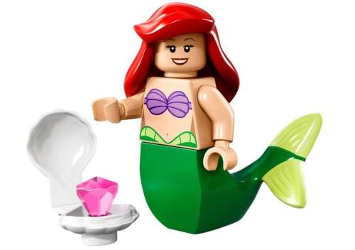 ~ New Lego Disney Series Minifigure Ariel ~ Sealed (71012)