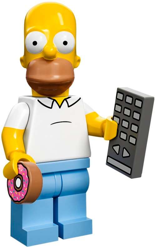 ~ New Lego Simpsons Series 1 Minifigures Homer Simpson ~ Discontinued (71005)