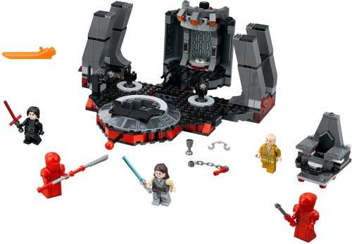 ~ New Lego Star Wars Snoke`s Throne Room ~ New in Sealed Box ~ Discontinued (75216)