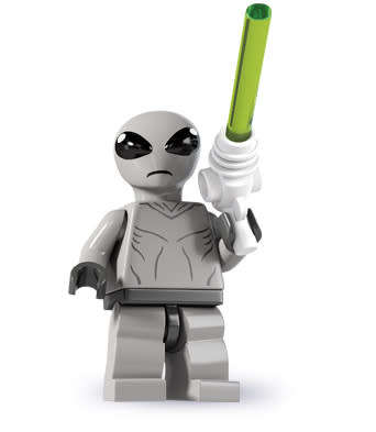 ~ New Lego Minifigures Series 6 Classic Alien ~ New in Sealed Packaging ~ Discontinued (8827)