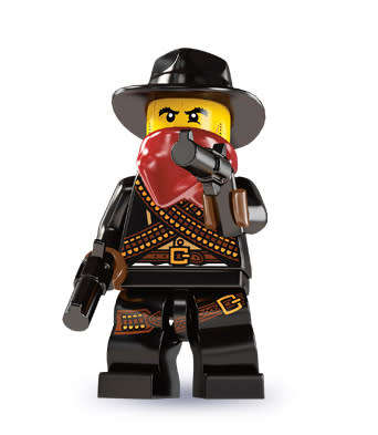 ~ New Lego Minifigures Series 6 Bandit ~ New in Sealed Packaging ~ Discontinued (8827)
