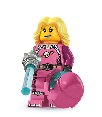~ New Lego Minifigures Series 6 Intergalactic Girl ~ New in Sealed Packaging ~ Discontinued (8827)