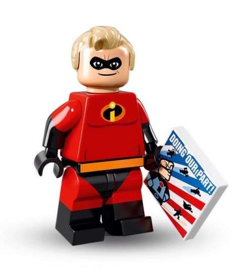 ~ New LEGO Minifigures Disney Series Mr Incredible ~ New in Sealed Packaging ~ Discontinued (71012)