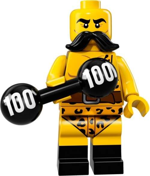 ~ New Lego Minifigures Series 17 Circus Strong Man ~ New in Sealed Packaging ~ (71018)