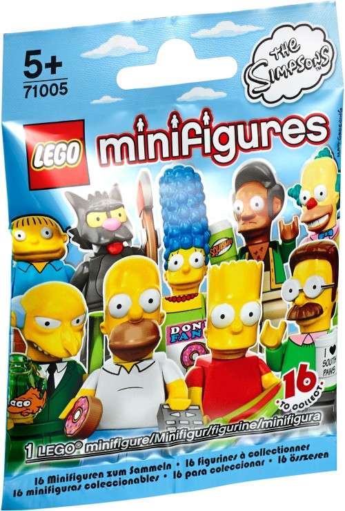 ~ New Lego Minifigures Simpsons Series 1 Homer Simpson ~ New in Packaging ~ Discontinued (71005)