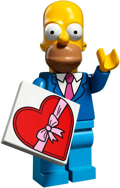 ~ New LEGO Minifigures Simpsons Series 2 Homer ~ New in Sealed Packaging ~ Discontinued (71009)