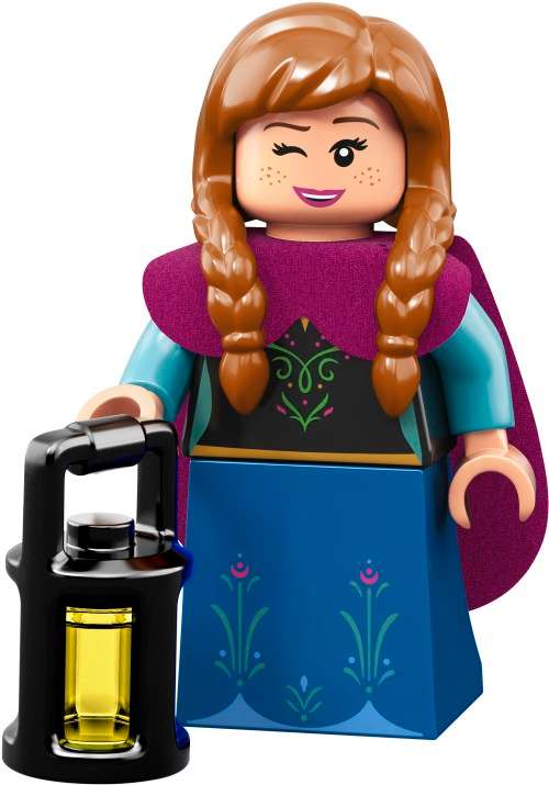 ~ New Lego Minifigures Disney Series 2 Anna ~ New in Packaging ~ Discontinued (71024)