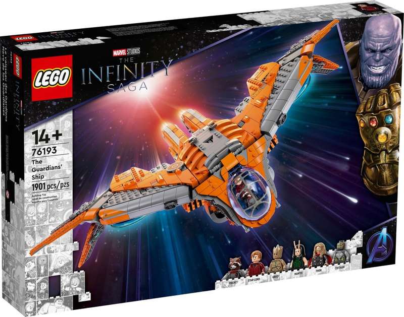 New LEGO Marvel Superheroes The Guardians Ship - New in Sealed Box (76193)