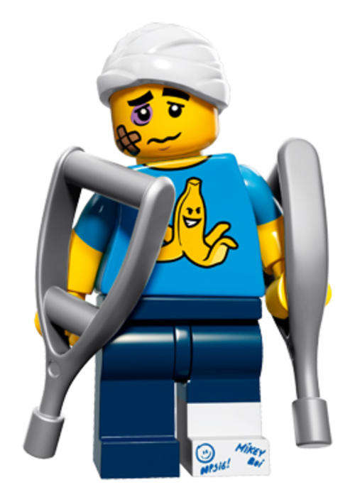 ~ New Lego Series 15 Minifigure Clumsy Guy ~ Sealed (71011)
