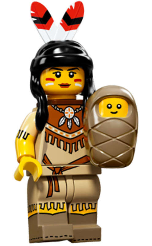 ~ New Lego Series 15 Minifigure Tribal Woman ~ Sealed (71011)