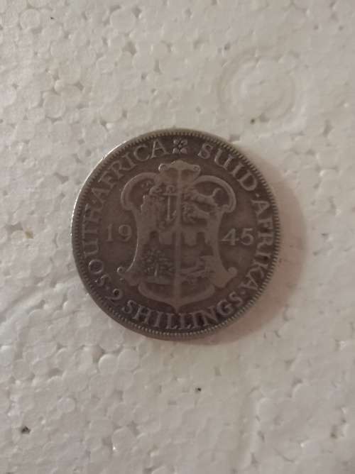 2 Southt African Shillings 1945