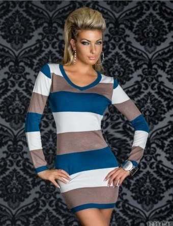 striped dress long sleeve, small, medium