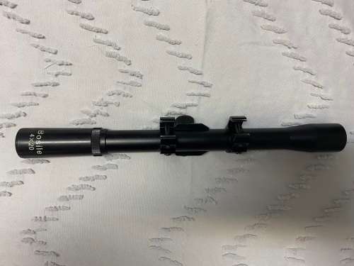 Air rifle with Scope