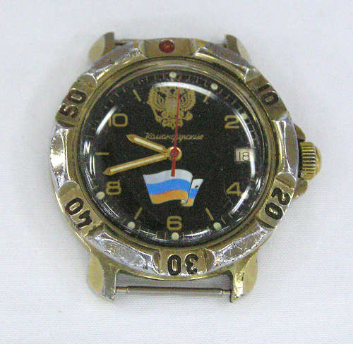 Rare - 1960`s Vostok Russian Military Komandirskie 17 Jewels Mechanical Watch