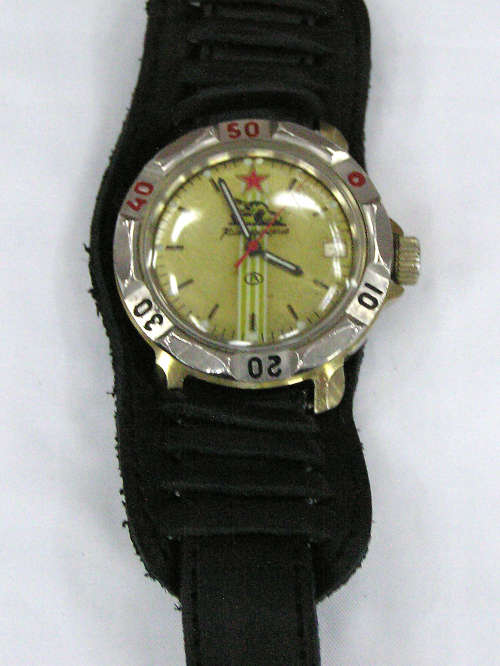 Rare - 1960`s Vostok Russian Military Komandirskie 17 Jewels Mechanical Watch